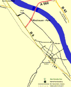 Übersicht Rheinauenpark und Villenviertel Bad Godesberg